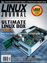 Obálka Linux Journal 124